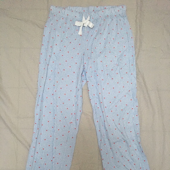 Heart Stripe Pyjama Bottoms - Picture 1 of 2